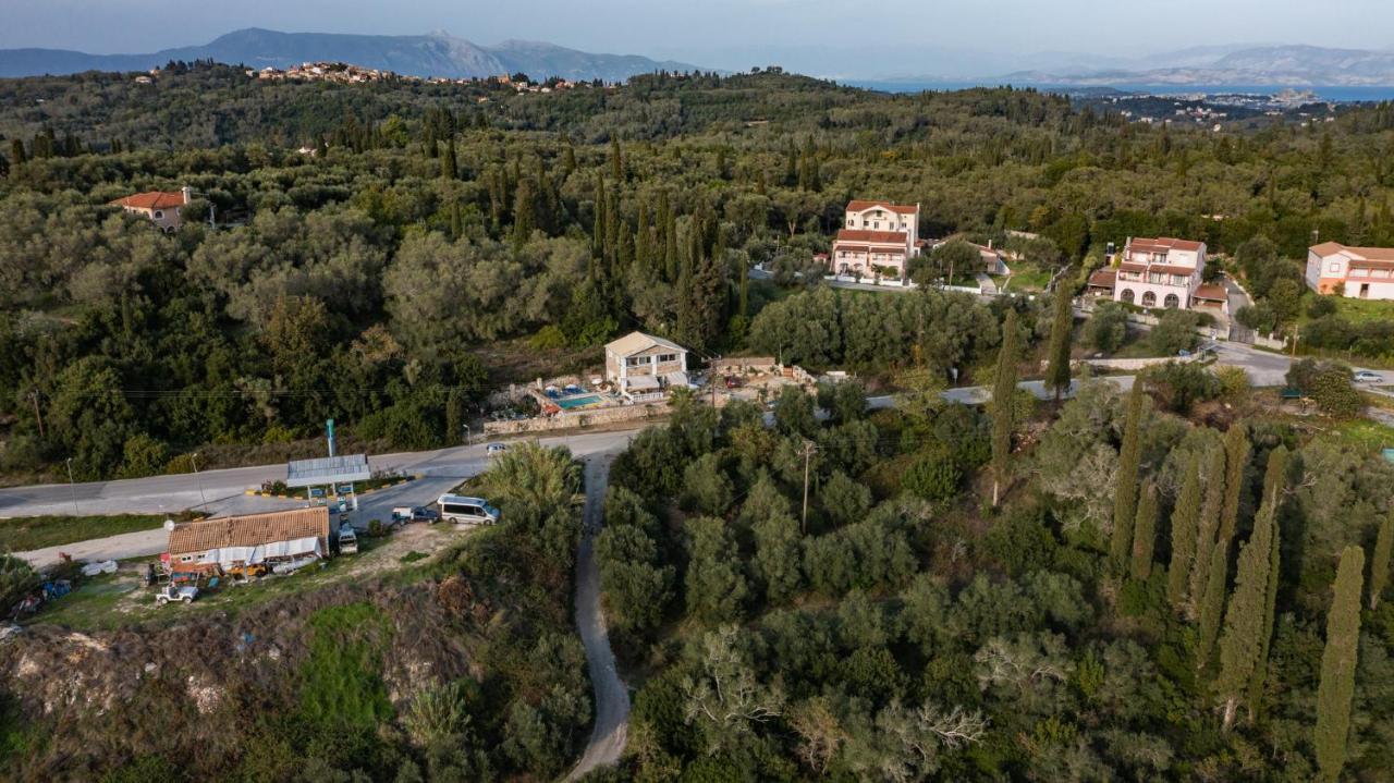 Stelios Stone House Sinarades Villa Kouramades ภายนอก รูปภาพ